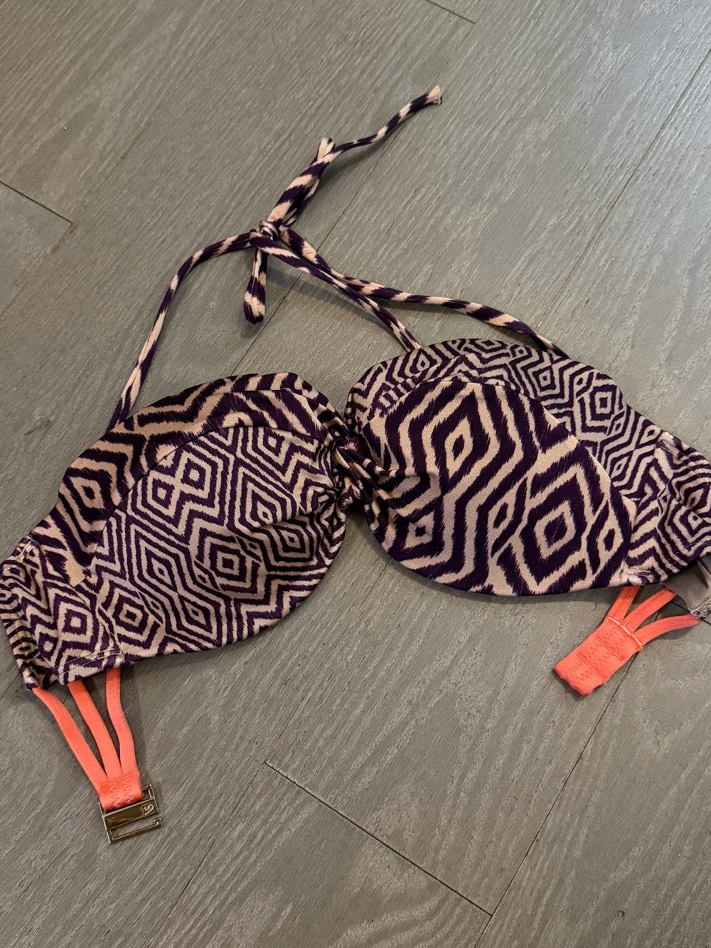 34C Victoria secret swim bombshell geometric bikini top